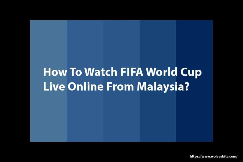 Where To Watch FIFA World Cup Live From Malaysia?