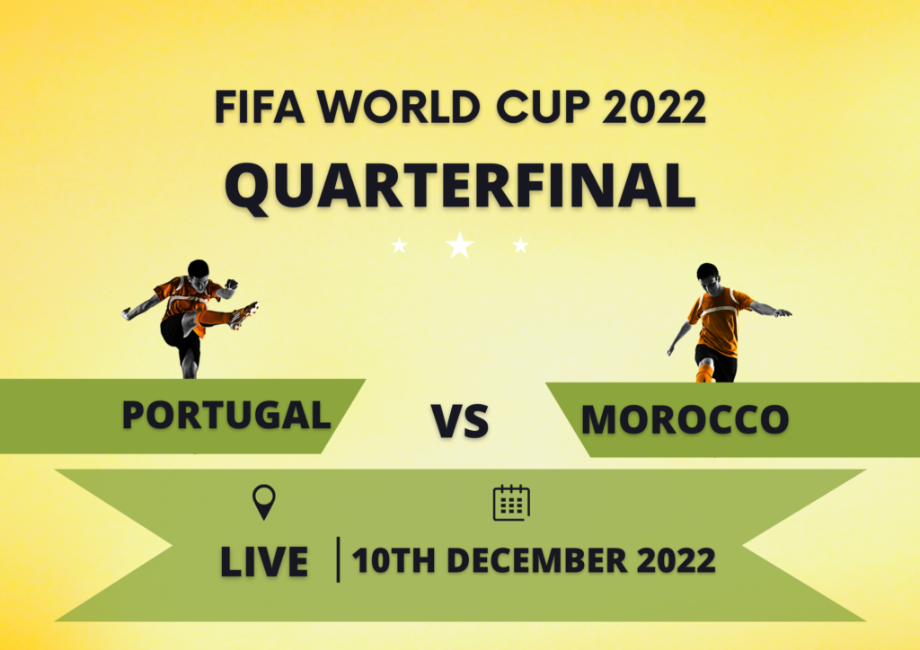 [3rd Quarterfinal] Portugal vs Morocco Match Officials, Starting