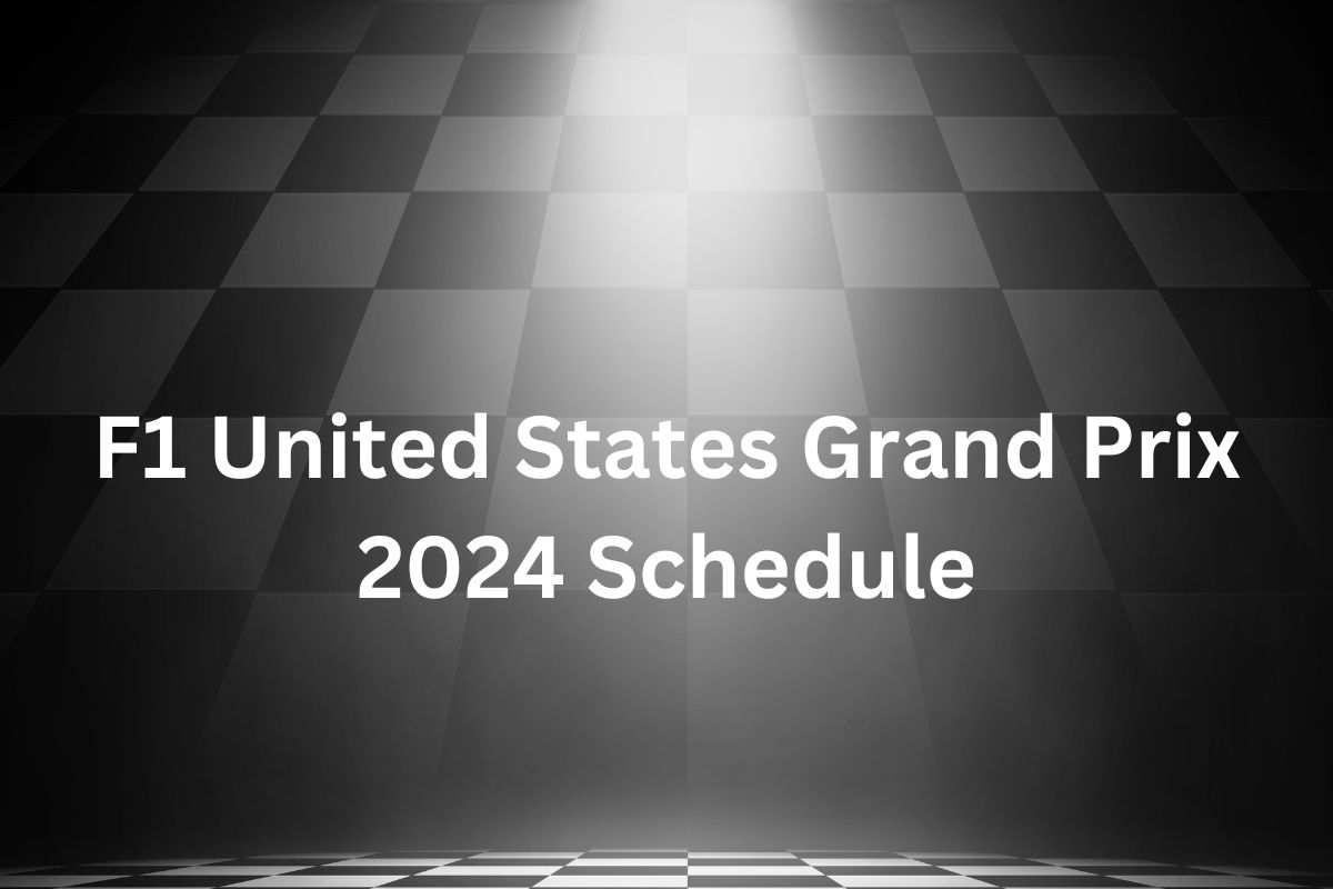 Formula 1 Unveils ActionPacked Schedule for 2024 United States Grand Prix